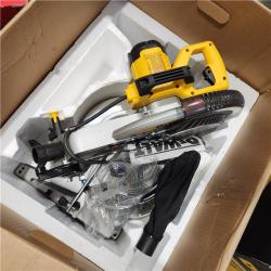 As-Is- 15 Amp Corded 12 in. Single Bevel Compound Miter Saw