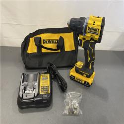AS-IS - DEWALT ATOMIC COMPACT SERIES 20V MAX* Brushless Cordless 1/2 Drill/Driver Kit