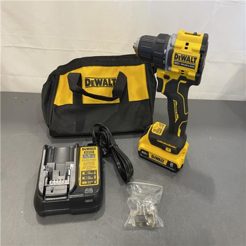 AS-IS - DEWALT ATOMIC COMPACT SERIES 20V MAX* Brushless Cordless 1/2 Drill/Driver Kit