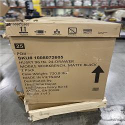 DALLAS LOCATION- AS-IS Husky Heavy Duty 96 in. W x 24 in. D Mobile Workbench Cabinet