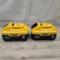 AS-IS DEWALT DCB206-2 6.0Ah 20V MAX Battery (2 Pack)