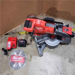 HOUSTON LOCATION - AS-IS M18 FUEL 18V 10 in. Lithium-Ion Brushless Cordless Dual Bevel Sliding Compound Miter Saw Kit with One 8.0 Ah Battery