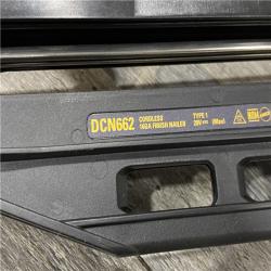 AS-IS DEWALT 20V MAX XR 16-Gauge Lithium-Ion Cordless Finish Nailer (Tool Only)