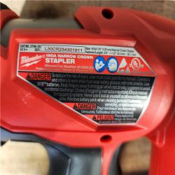 HOUSTON LOCATION - AS-IS Milwaukee FUEL 18-Volt Lithium-Ion Brushless Cordless 18-Gauge 1/4 in. Narrow Crown Stapler (Tool-Only)