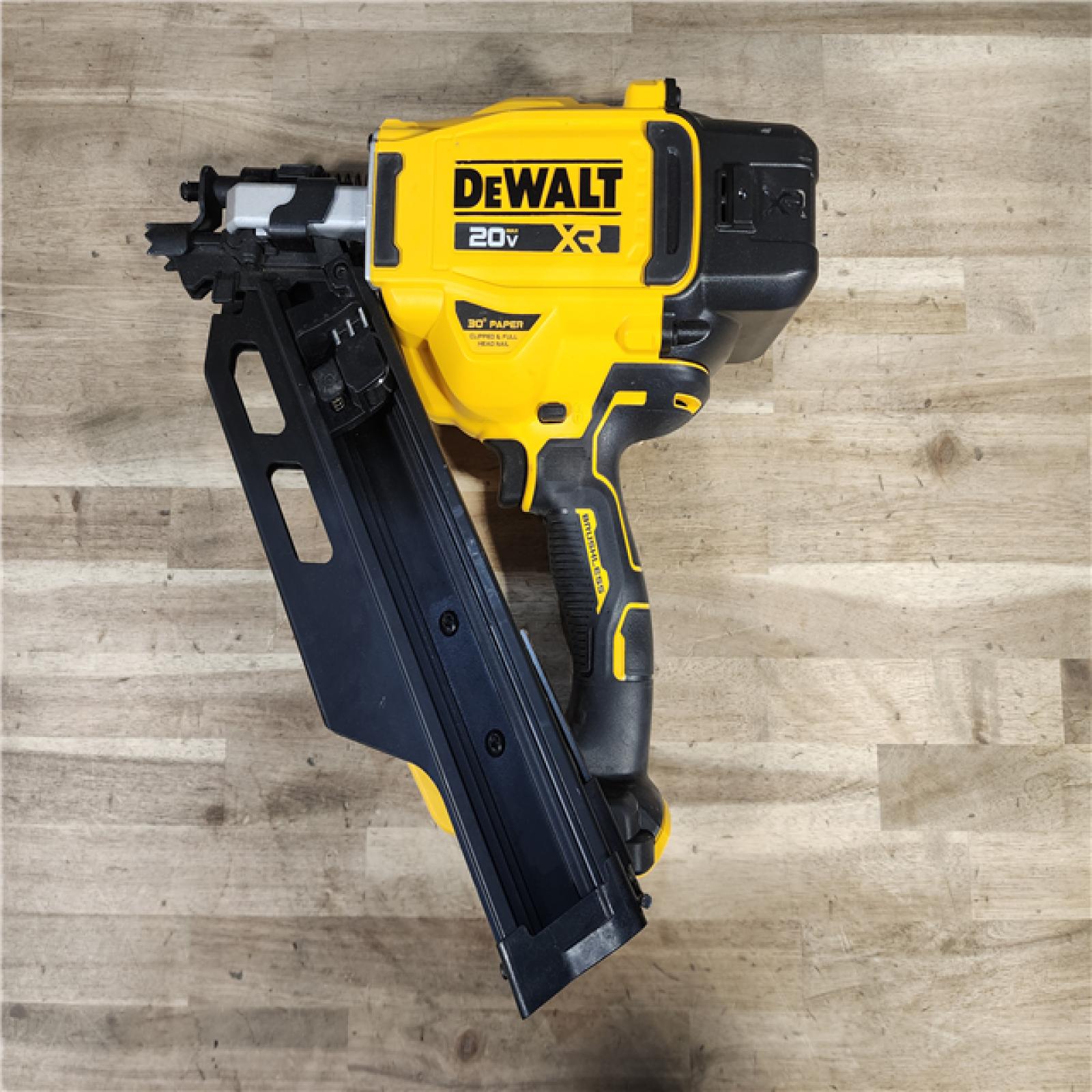 HOUSTON LOCATION - AS-IS DEWALT 20-Volt 30° Cordless Framing Nailer (Tool-Only)