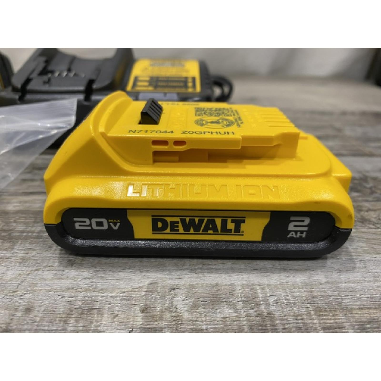 AS-IS DEWALT Atomic 20V Lithium-Ion Cordless Compact 1/2 in. Drill/Driver Kit