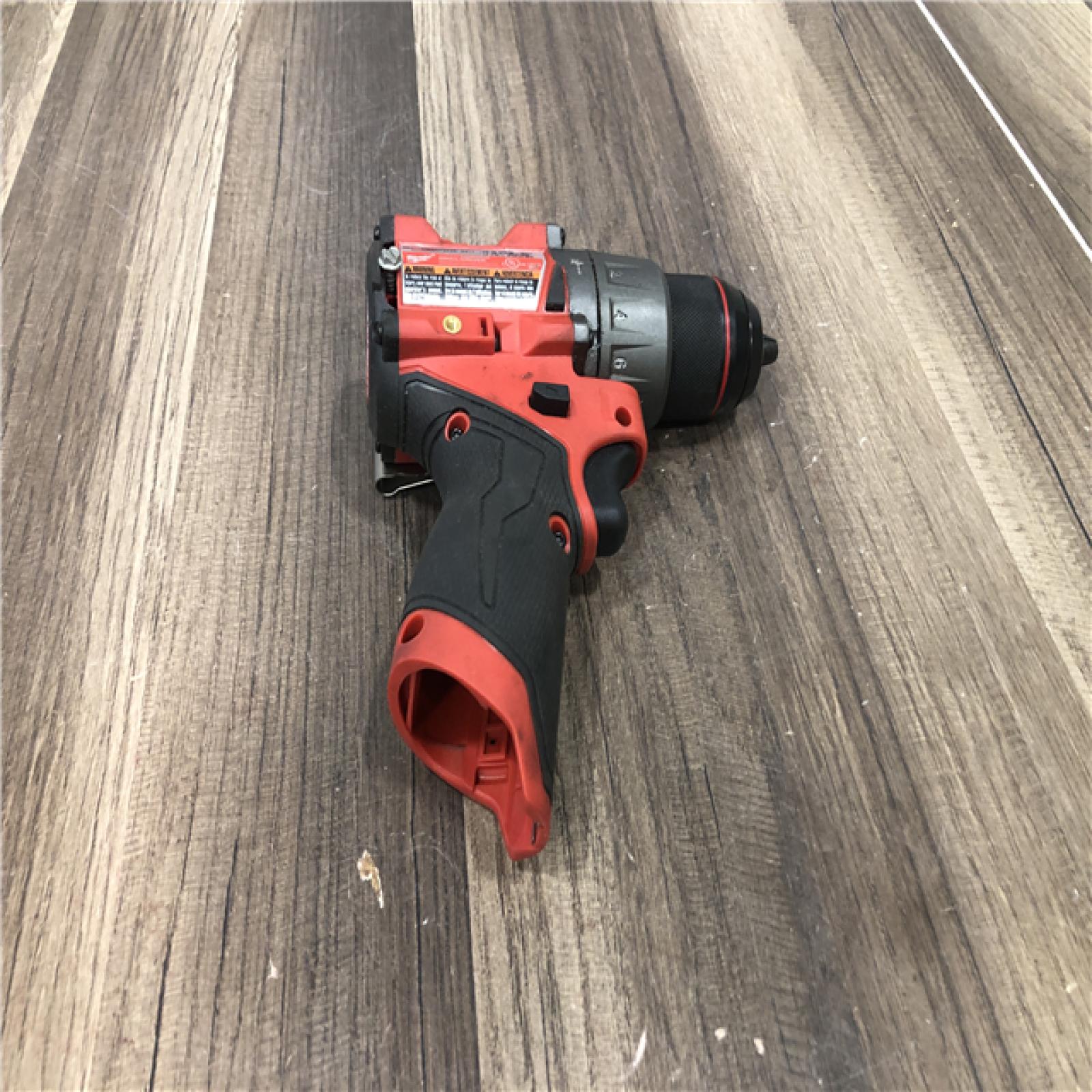 AS-IS Milwaukee  FUEL 12V Lithium-Ion Brushless Cordless 1/2 in. Hammer Drill (Tool-Only)