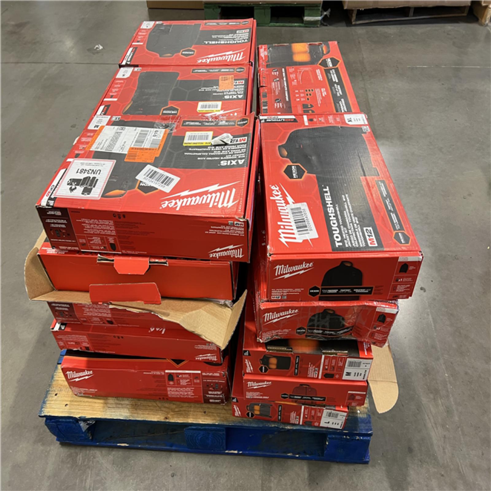 DALLAS LOCATION - AS-IS MILWAUKEE JACKET PALLET (25 COUNT)