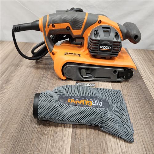 RIDGID 6.5 Amp Corded 3 in. x 18 in. Heavy-Duty Variable Speed Belt Sander with AIRGUARD Technology