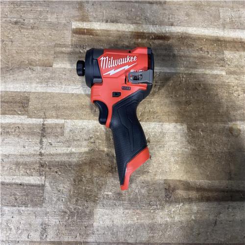 Houston Location AS-IS Milwaukee FUEL 12V Lithium-Ion Brushless Cordless 1/4 in. Hex Impact Driver (Tool-Only)