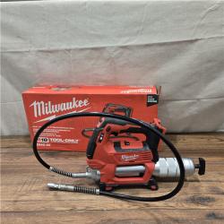 AS-IS Milwaukee M18 18-Volt Lithium-Ion Cordless Grease Gun 2-Speed (Tool-Only)