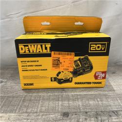 NEW - DEWALT 20V MAX Lithium-Ion 6.0 Ah Battery and Charger