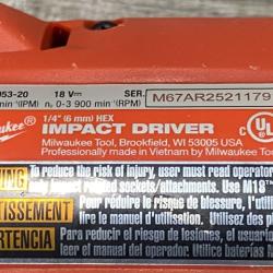 AS-IS Milwaukee FUEL 18V Lithium-Ion Brushless Cordless Hammer Drill and Impact Driver Combo Kit