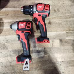 HOUSTON LOCATION - AS-IS Milwaukee M18 Brushed Cordless (2-Tool) Drill/Driver and Impact Driver Kit