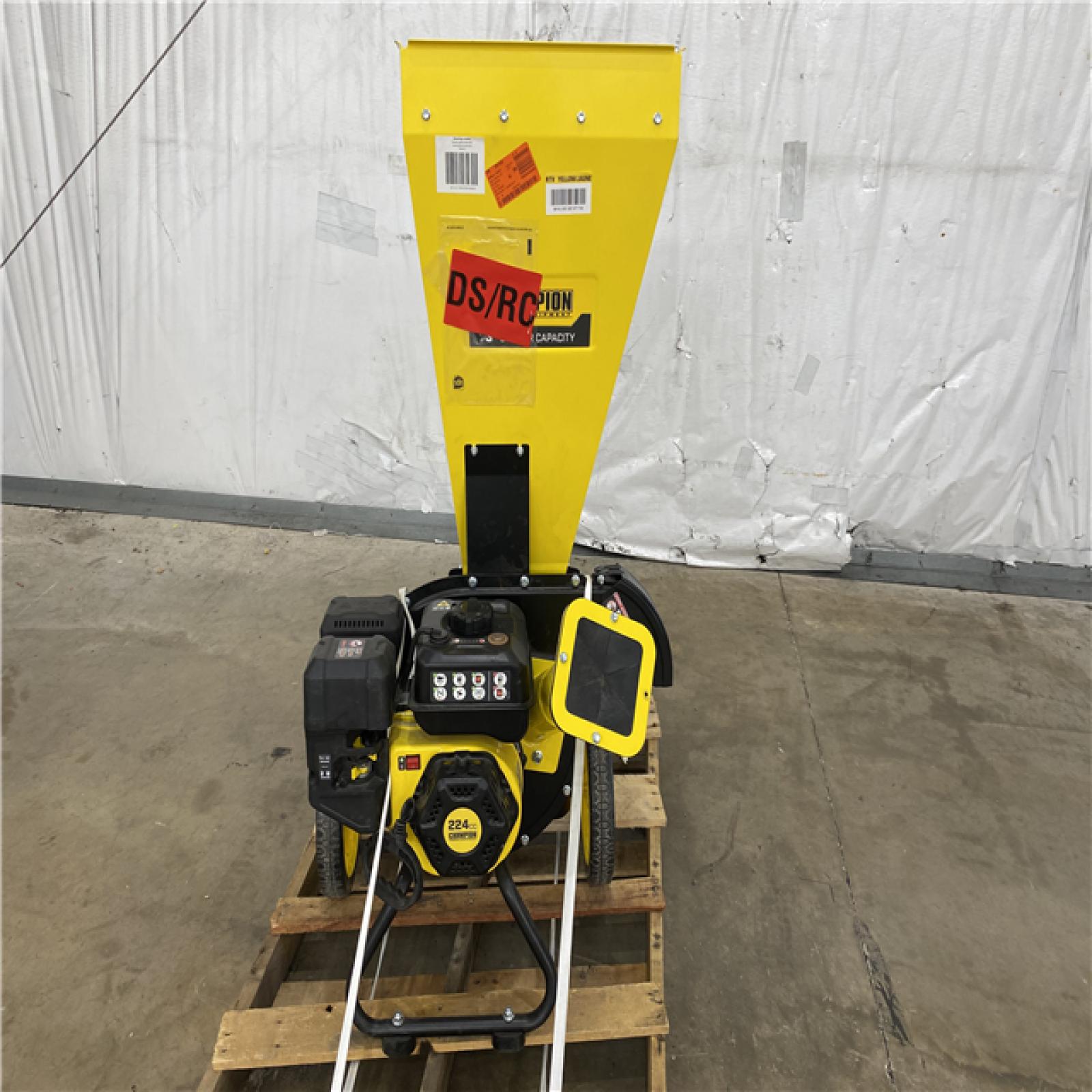 Houston Location - AS-IS CHAMPION 224cc Wood Chipper