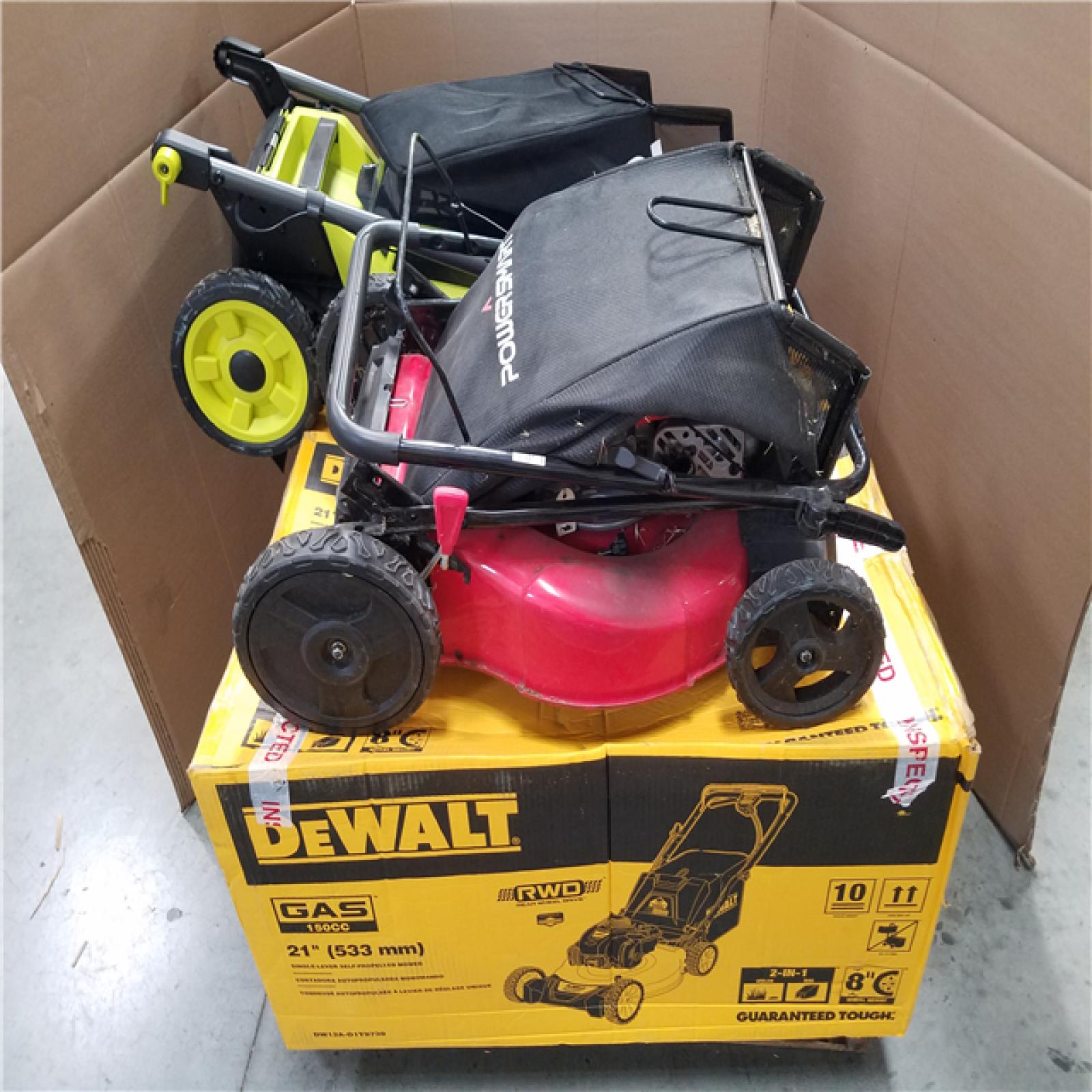 CALIFORNIA AS-IS OUTDOOR POWER EQUIPMENT