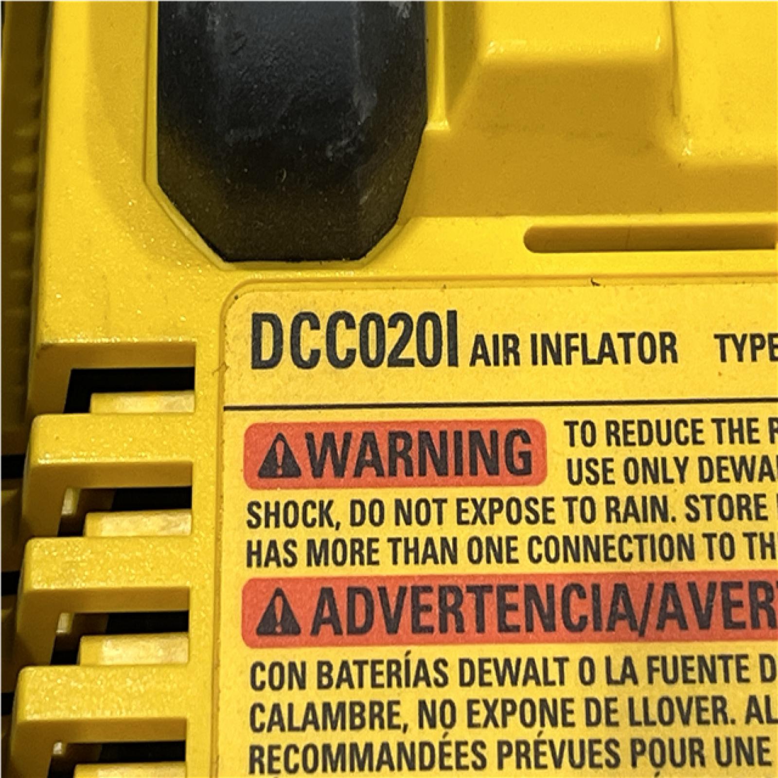 AS-IS DEWALT 20V MAX Cordless Electric Portable Inflator (Tool Only)