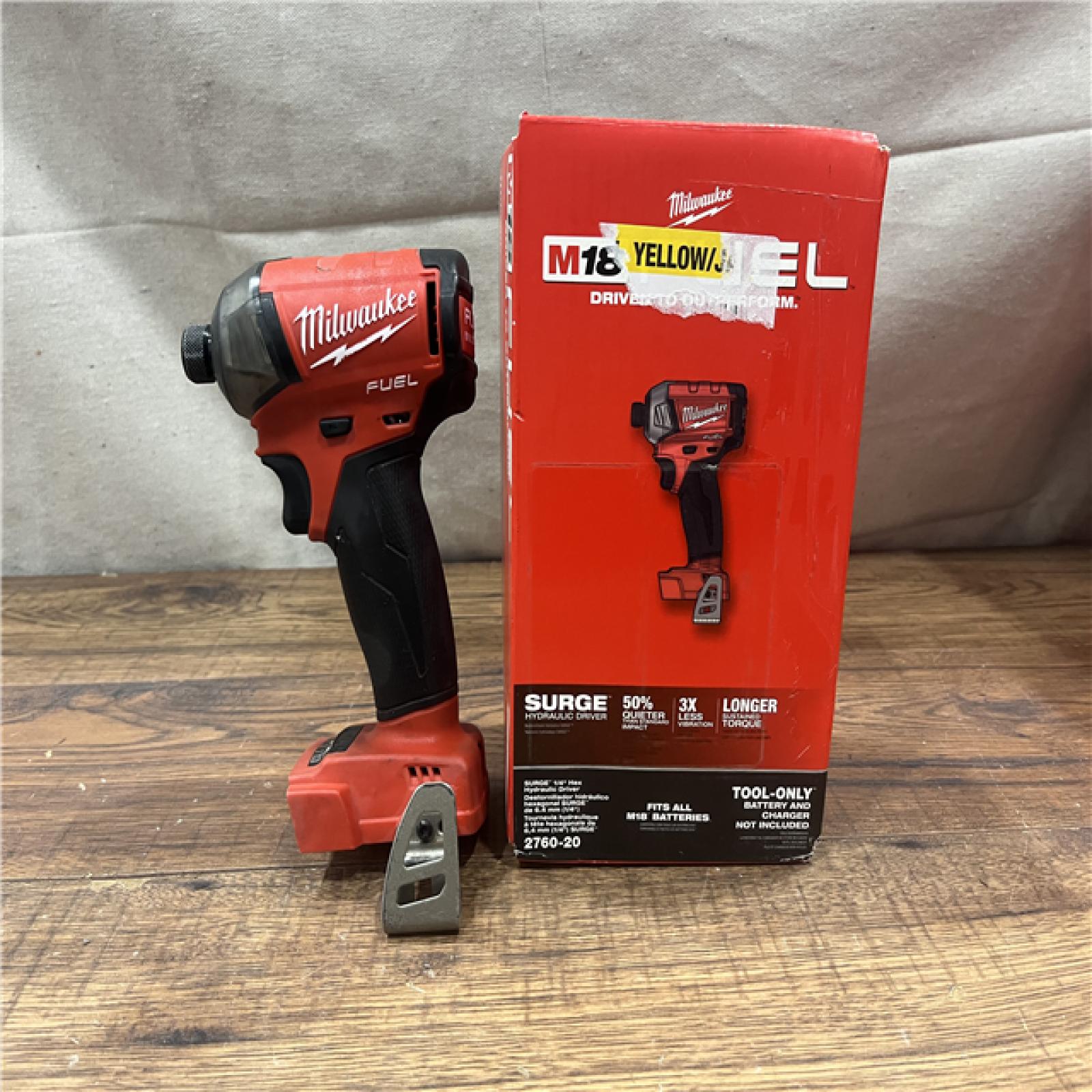 AS-IS Milwaukee 2760-20 - M18 Fuel Surge 18V Cordless Drill/Driver Bare Tool