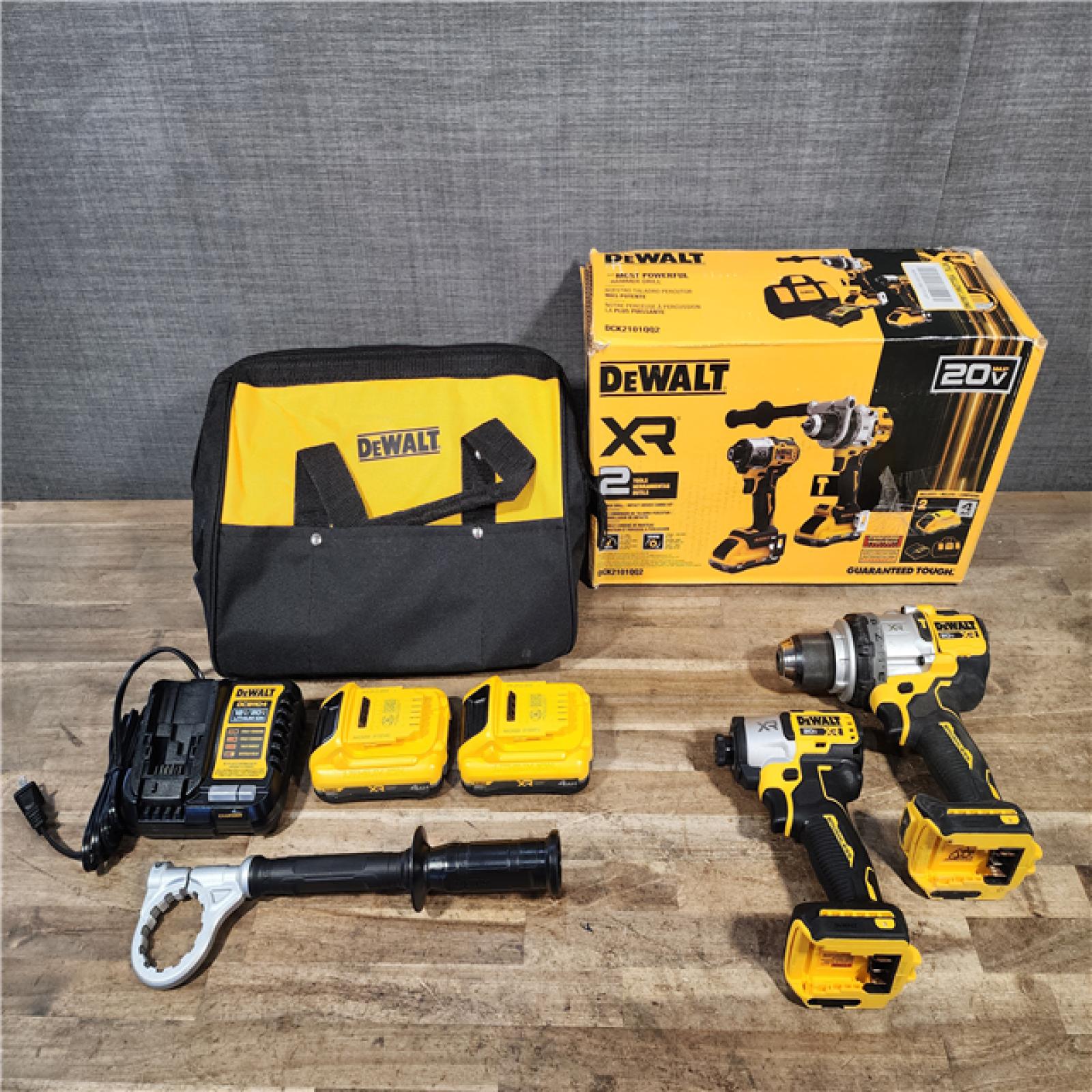 HOUSTON LOCATION - AS-IS DEWALT 20V MAX Lithium-Ion Cordless 2-Tool Combo Kit