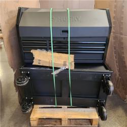 Phoenix AS-IS Husky Tool Storage 52 in. W x 20 in. D Heavy Duty Rolling Tool Chest Combo in Matte Black