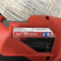 AS-IS Milwaukee FUEL 18-Volt Lithium-Ion Brushless Cordless Gen II 18-Gauge Brad Nailer (Tool-Only)