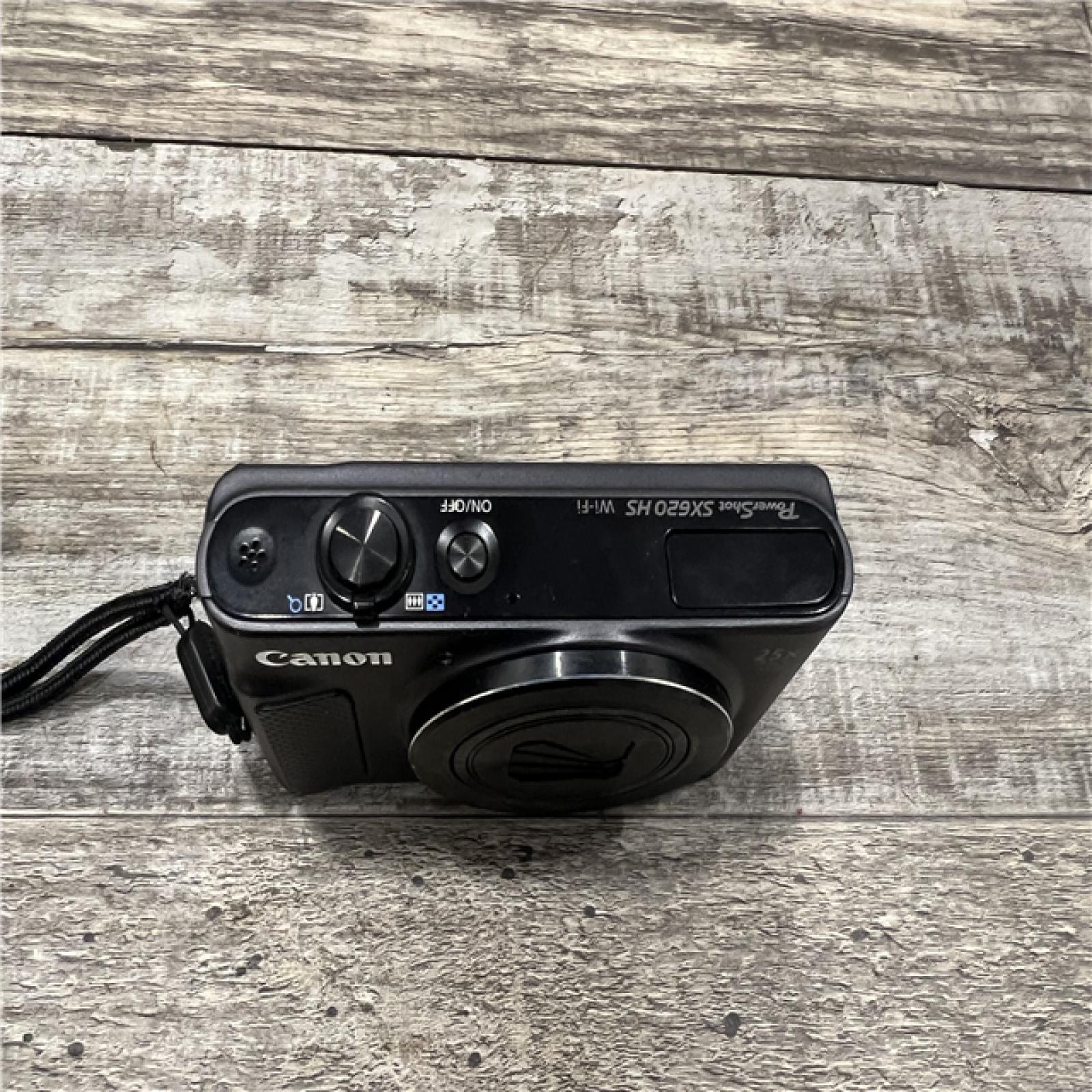 AS-IS Canon PowerShot SX620 HS 20.2 Megapixel Digital Camera- Black