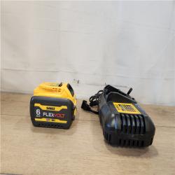 AS-IS- FLEXVOLT 20V/60V MAX Lithium-Ion 6.0Ah Battery Pack with 6 Amp Output Charger