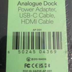 AS-IS Analogue Pocket Dock BRAND New Factory