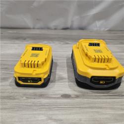 AS-IS Dewalt 20V MAX POWERSTACK Lithium-Ion Batteries and Charger Starter Kit