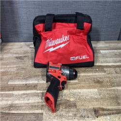 Houston Location AS-IS Milwaukee FUEL 12V Lithium-Ion Brushless Cordless 1/2 in. Hammer Drill (Tool-Only)