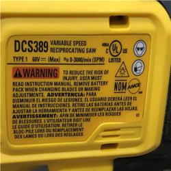 AS-IS DEWALT FLEXVOLT 60V MAX Cordless Brushless Reciprocating Saw (Tool Only)