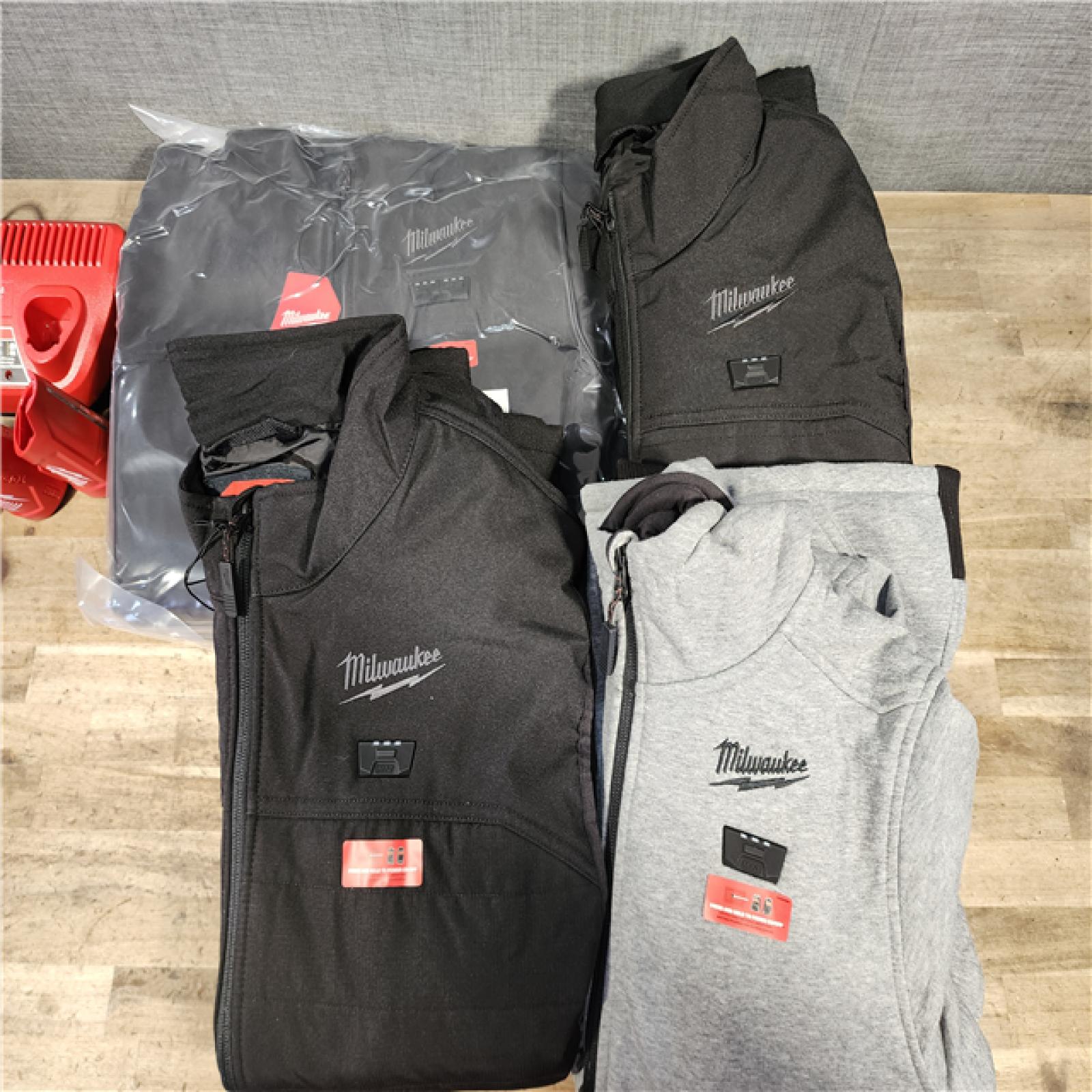 HOUSTON LOCATION - AS-IS MILWAUKEE 4 HEATED CLOTHING COMBO KIT