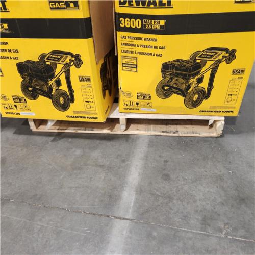 Dallas Location - As-Is DXPW61299 3600 PSI Dewalt Gas Pressure Washer (Lot Of 2)