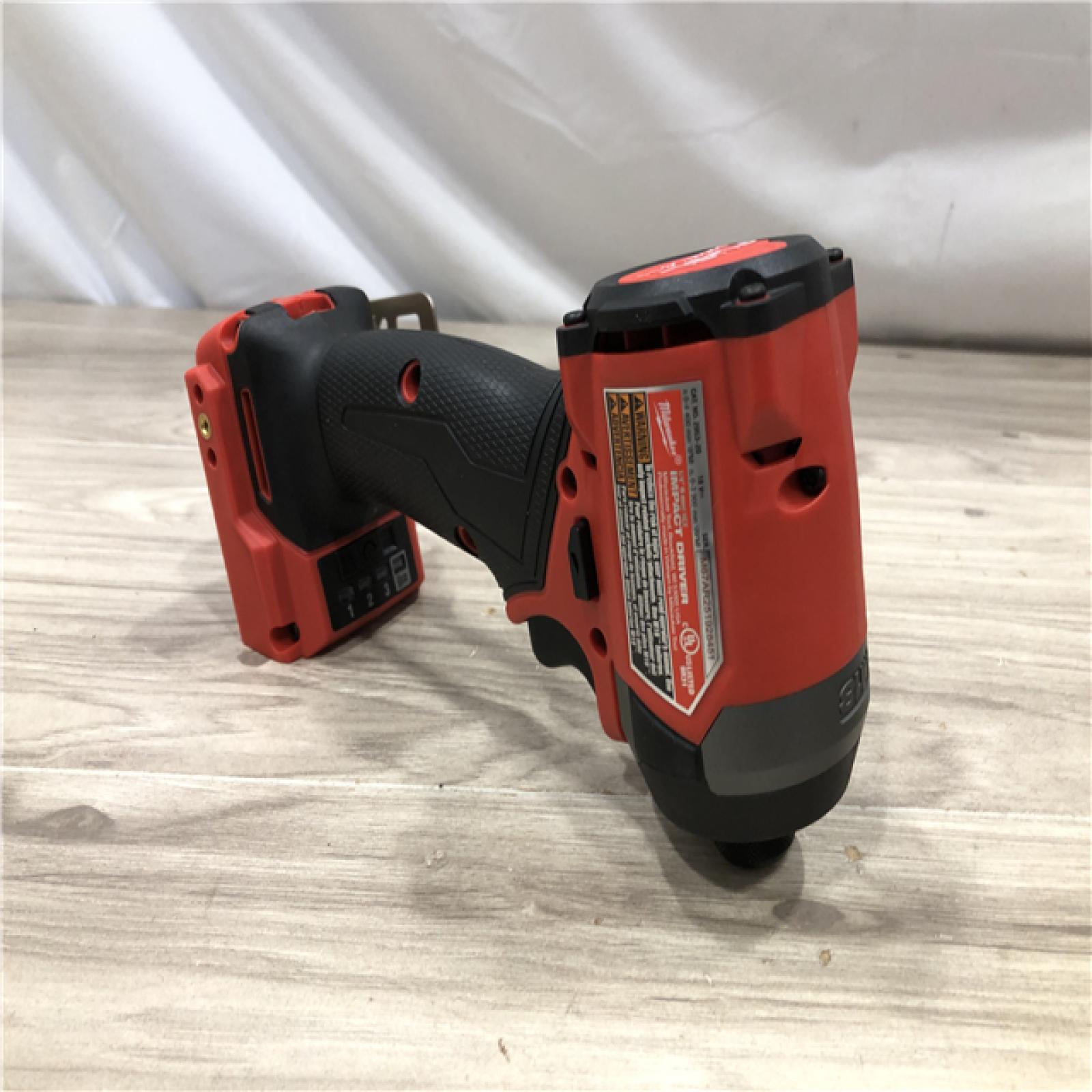 AS-IS Milwaukee FUEL 18V Lithium-Ion Cordless Hammer Drill and Impact Driver Combo Kit