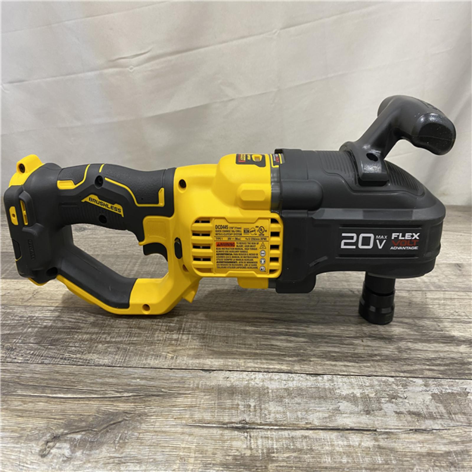 AS-IS DEWALT 20V Max Cordless Brushless 7/16 in. Quick Change Stud and Joist Drill (Tool Only)