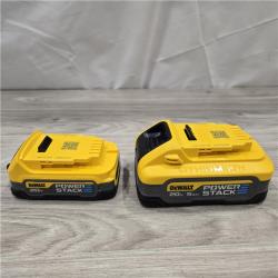 AS-IS Dewalt 20V MAX POWERSTACK Batteries and Charger Starter Kit