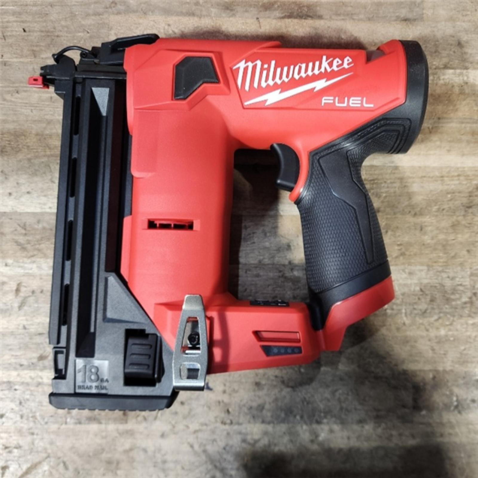 HOUSTON LOCATION - AS-IS Milwaukee M12 FUEL 18 Gauge Compact Brad Nailer (Tool-Only)