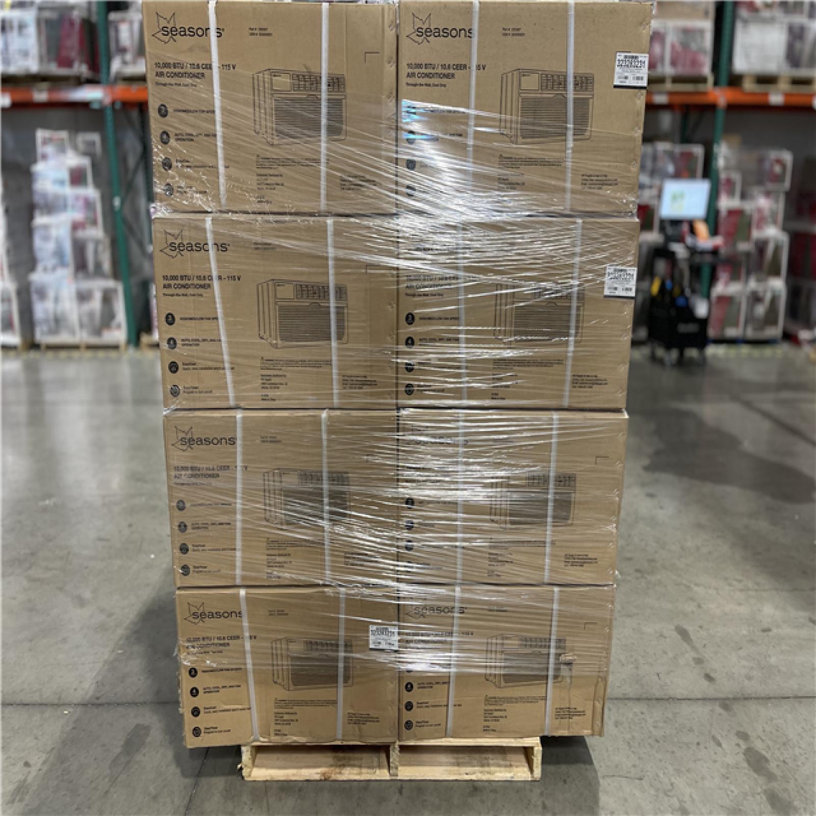 DALLAS LOCATION - Seasons ENERGY STAR 10 000 BTU 115 V Through-The-Wall Cool-Only Air Conditioner (16 UNITS)