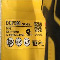 AS-IS DEWALT 20V MAX XR Cordless Brushless 3-1/4 in. Planer (Tool Only)