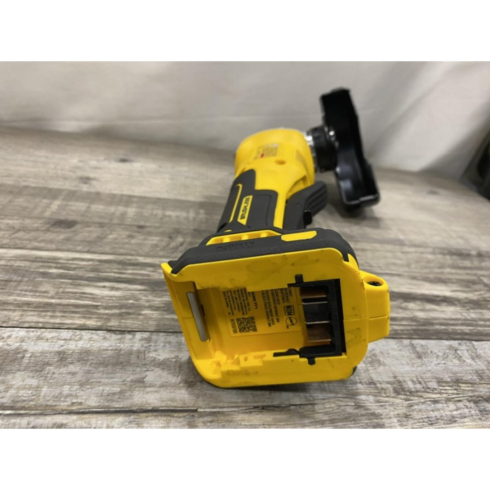 AS-IS DEWALT 20V MAX Cordless Brushless 4-1/2 in. Angle Grinder with Paddle Switch (Tool Only)