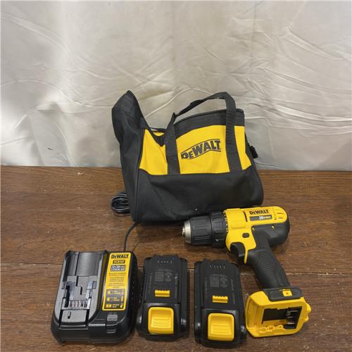 AS-IS 20V MAX Cordless 1/2 in. Drill/Driver, (2) 20V 1.3Ah Batteries, Charger and Bag