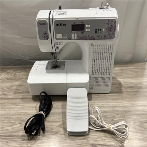 AS-IS Brother SQ9285 Computerized Sewing and Quilting Machine with Wide Table  150 stitches