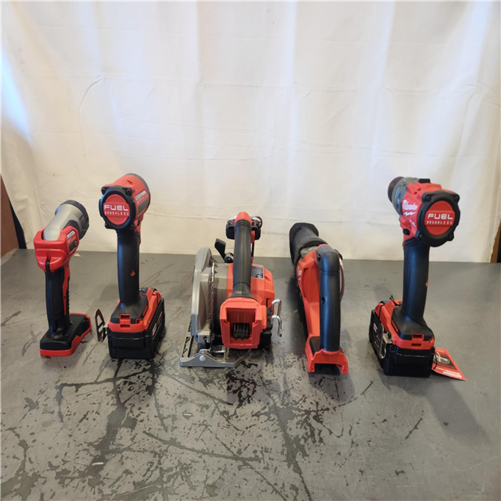 AS-IS- Milwaukee M18 Fuel 18 V 5 Amps Cordless Brushless 5 Tool