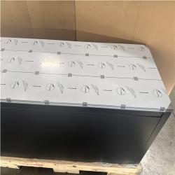 CALIFORNIA AS IS HUSKY 24 DRAWER WORKBENCH RIGHT SIDE DAMAGE TOP 5 DOORS STUCK