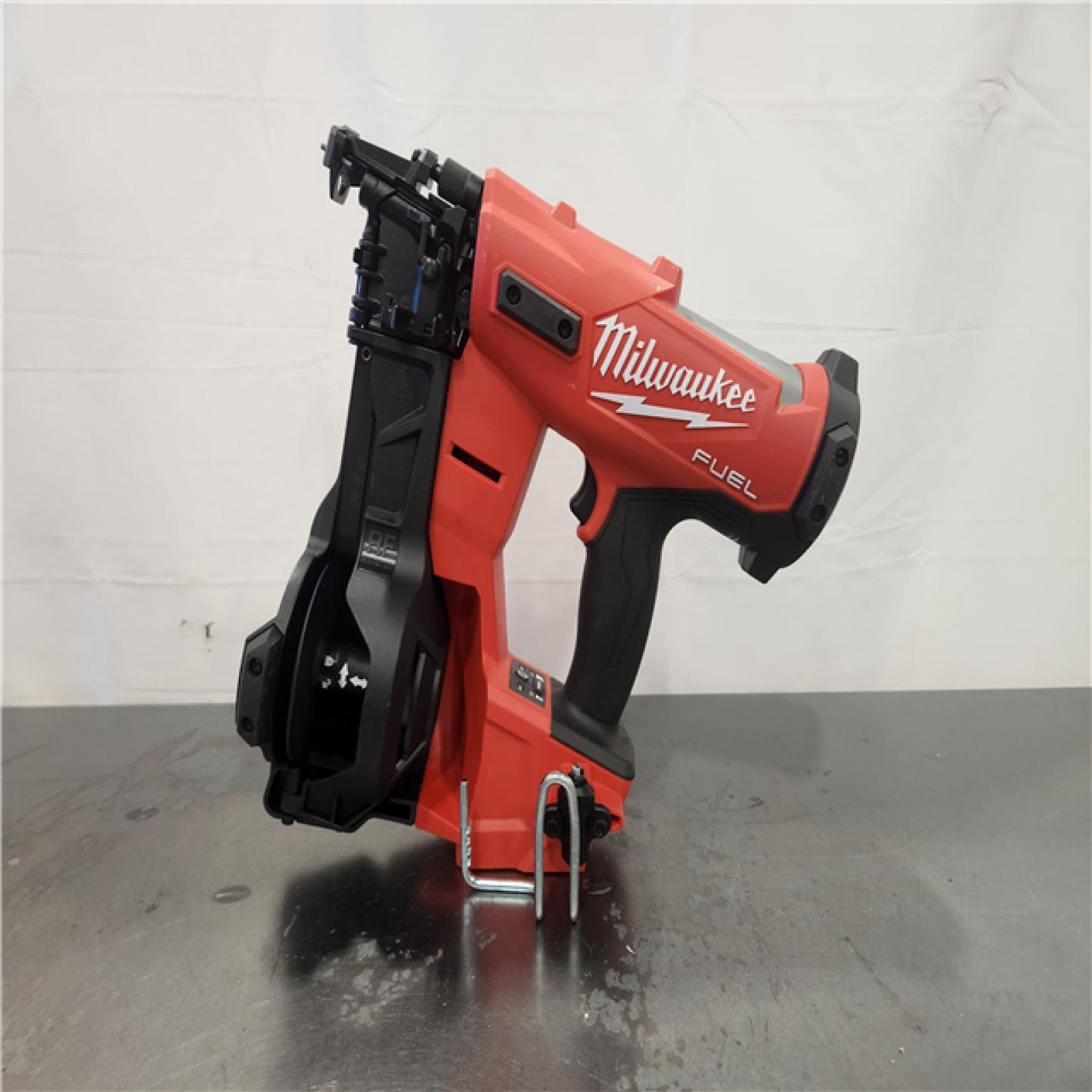 AS-IS- Milwaukee FUEL 18-Volt Lithium-Ion Brushless Cordless Coil Roofing Nailer (Tool Only)