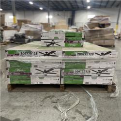 DALLAS LOCATION - AS IS HUNTER CHANNELSIDE LED 52 in. Noble Bronze Indoor/Outdoor Ceiling Fan W Remote (9 UNITS)