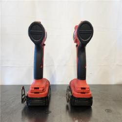 AS-IS- Milwaukee 18V Lithium-Ion Brushless Cordless Compact Drill/Impact Combo Kit