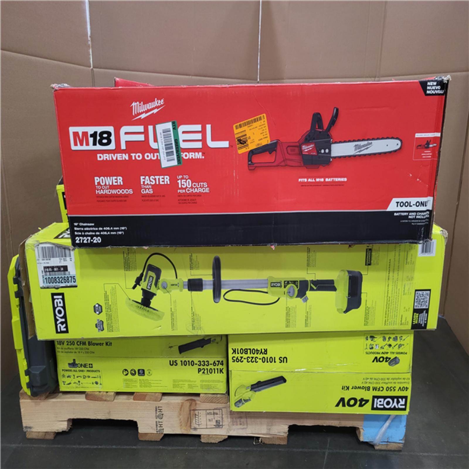 CALIFORNIA AS-IS TOOL pallet