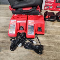 HOUSTON LOCATION - AS-IS (APPEARS LIKE NEW) (2) Milwaukee M18 Compact Brushless 1/4  Hex Impact Driver Kit