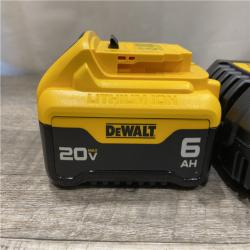 AS-IS DEWALT 20V MAX Lithium-Ion 6.0 Ah Battery and Charger